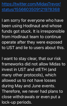 Midas.Investments: A post-mortem investigation