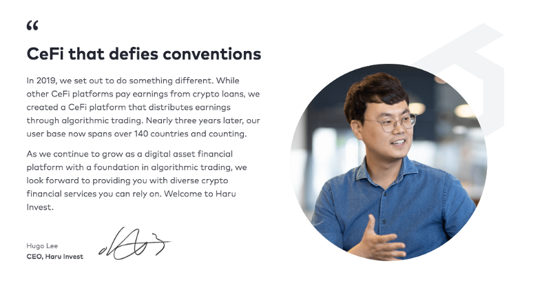 Haru Invest CEO, Hugo Hyungsoo Lee